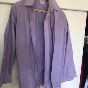 Ing Men's Lavender Dress Shirt